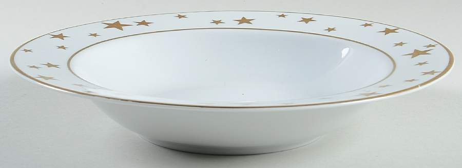 Stars Large Rim Soup Bowl by C&R (Indonesia)-1