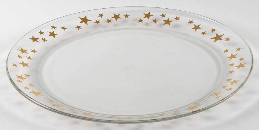 Stars Round Glassware Cake Plate by C&R (Indonesia)-1