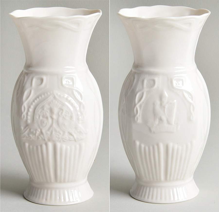 Belleek Event Birds of Affection Vase by Belleek Pottery (Ireland)-1