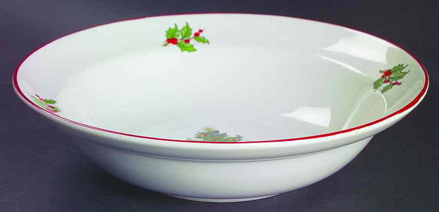American Christmas Tree 9" Round Vegetable Bowl by Cuthbertson-1