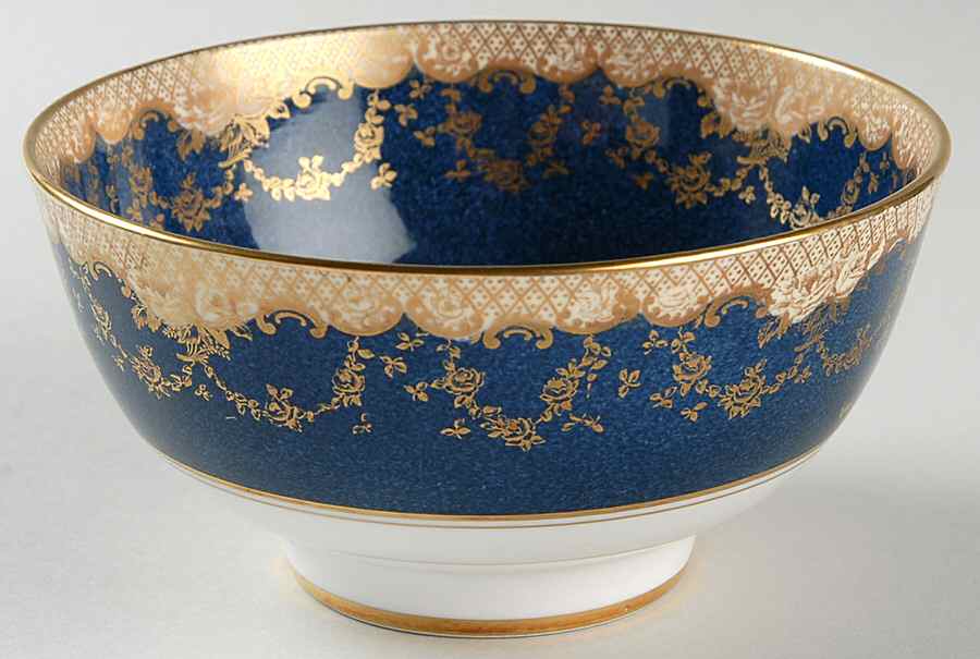 A13044 Cranberry Bowl by Crown Staffordshire-1