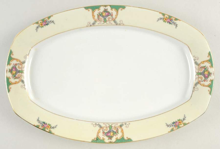 12672 14" Oval Serving Platter by Gebruder Benedikt-1