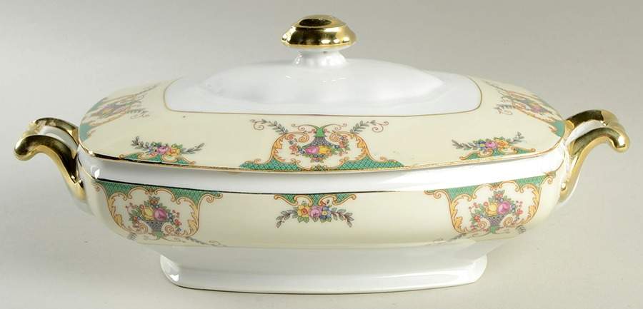 12672 Oval Covered Vegetable by Gebruder Benedikt-1
