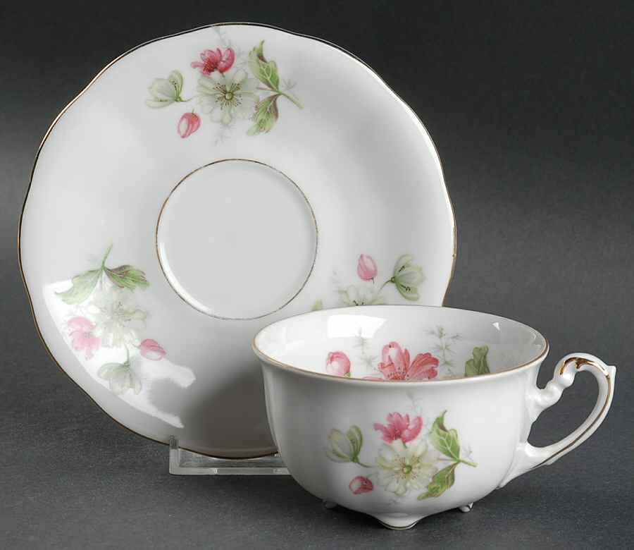 CWH5 Footed Cup & Saucer Set by Crown Heiden-1