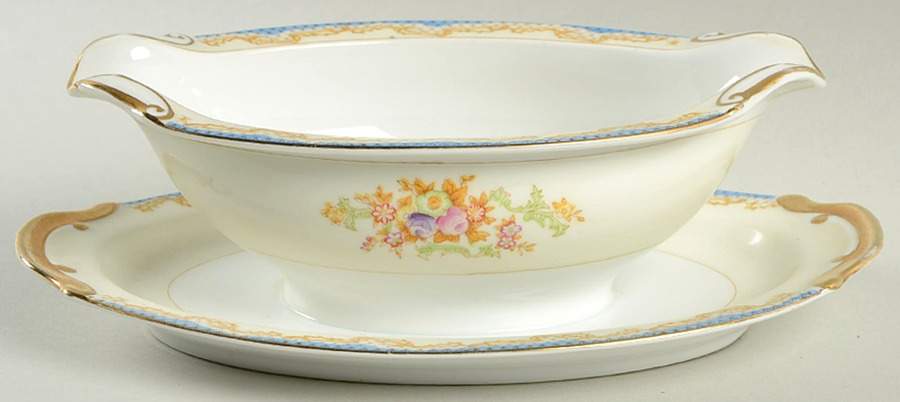 CTM7 Gravy Boat with Attached Underplate by Chatham-1