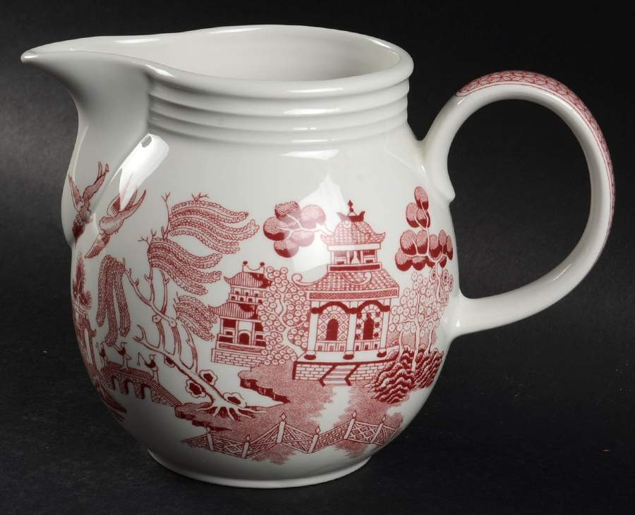 Willow Rosa Pink (England) 24 Oz Milk Jug by Churchill-1