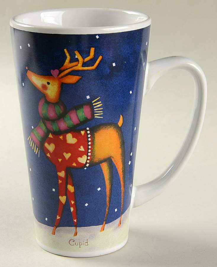 Reindeer Latte Mug by Certified International-1