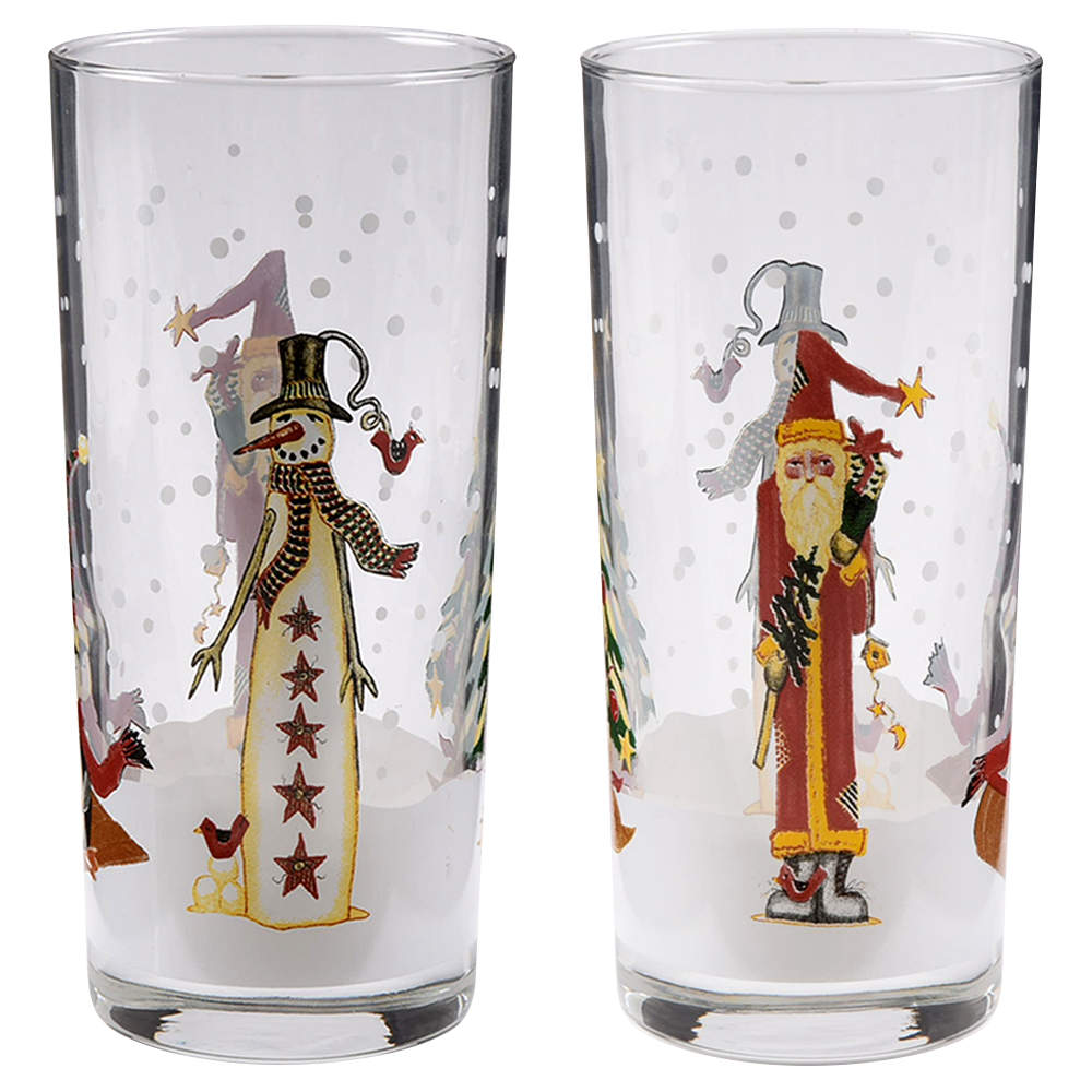 Midnight Santa 12 Oz Glassware Tumbler by Certified International-1