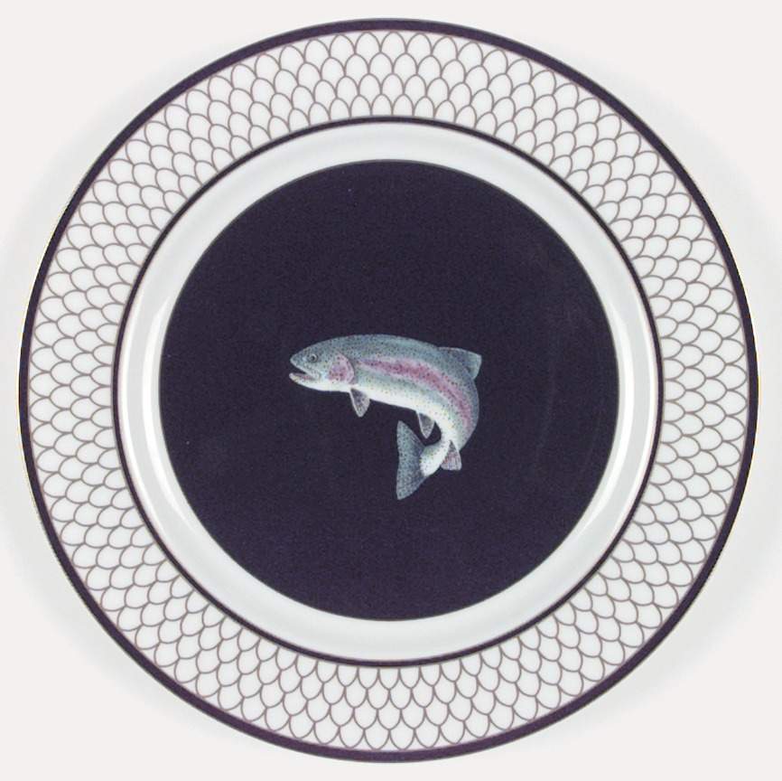 American Waters Luncheon Plate by Lynn Chase-1