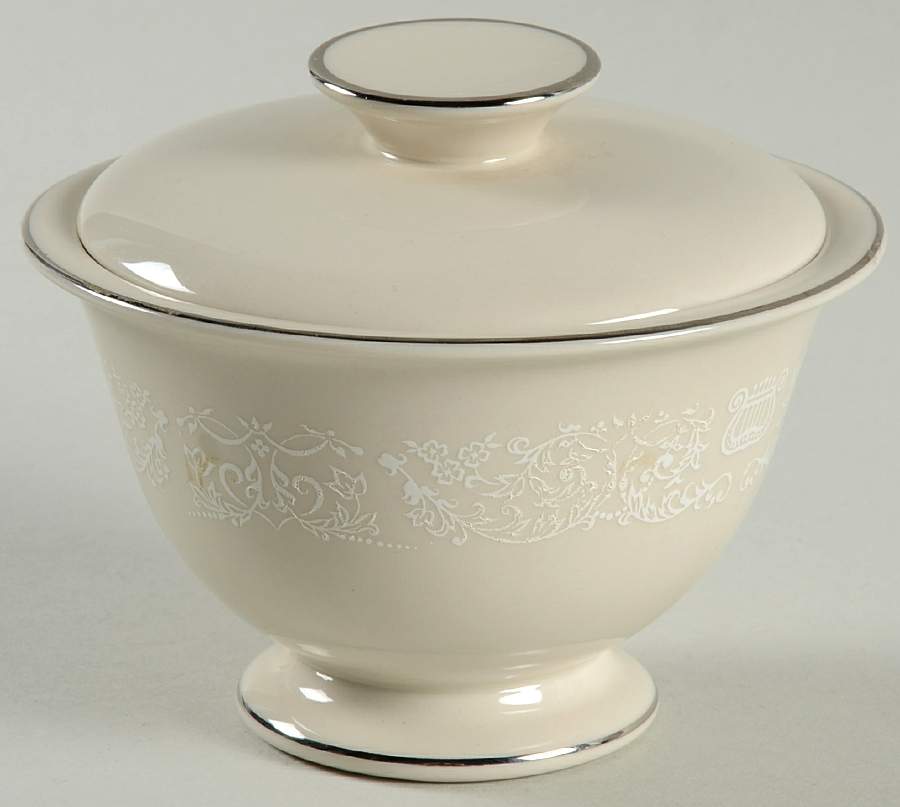 Lyric Sugar Bowl & Lid by Carillon-1
