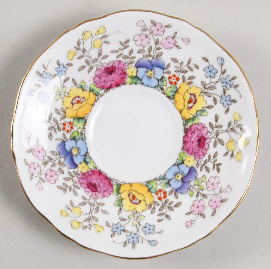 F15465 Saucer by Crown Staffordshire-1