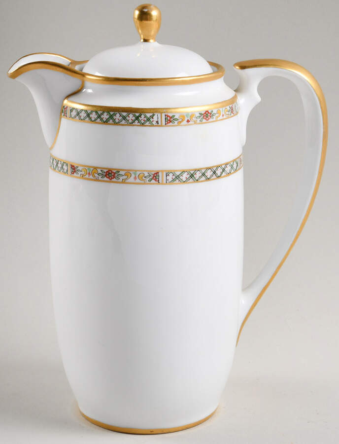 CHF525 Chocolate Pot & Lid by Charles Field Haviland-1