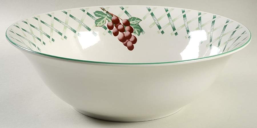 Garden Trellis 11" Large Salad Serving Bowl by Citation-1