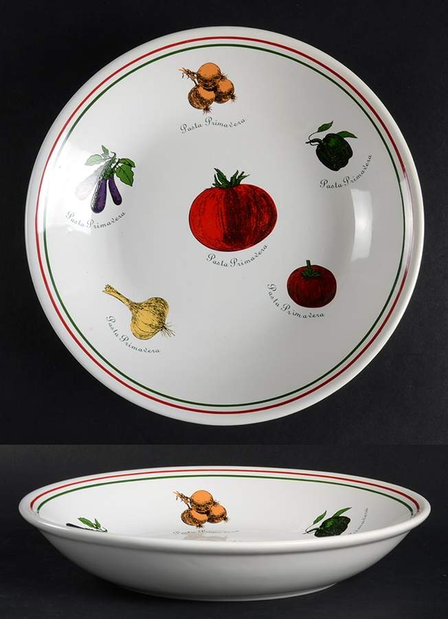 Pasta Primavera 9" Individual Pasta Bowl by Certified International-1