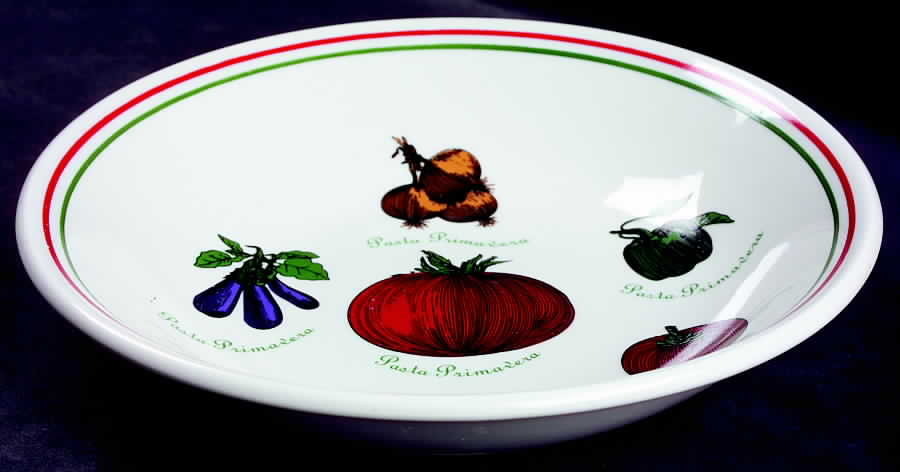 Pasta Primavera 8" Individual Pasta Bowl by Certified International-1