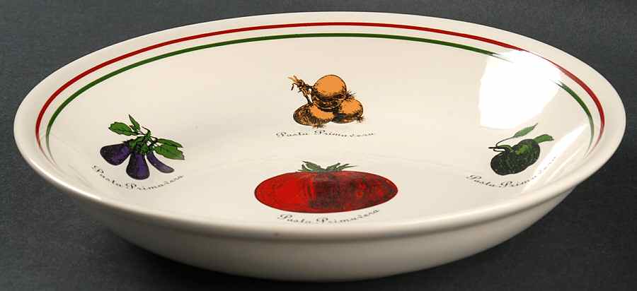 Pasta Primavera 9" Individual Pasta Bowl by Certified International-1