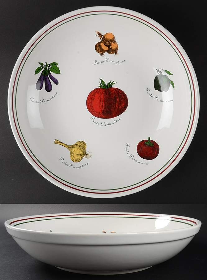 Pasta Primavera 12" Pasta Serving Bowl by Certified International-1