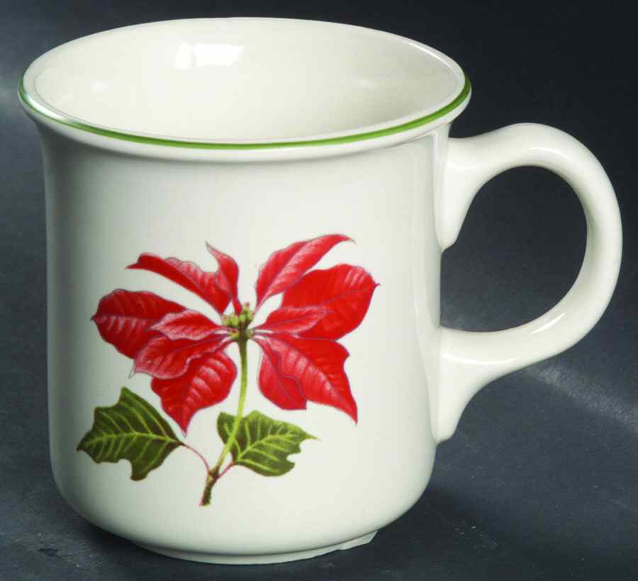 Poinsettia Mug by Cuthbertson-1