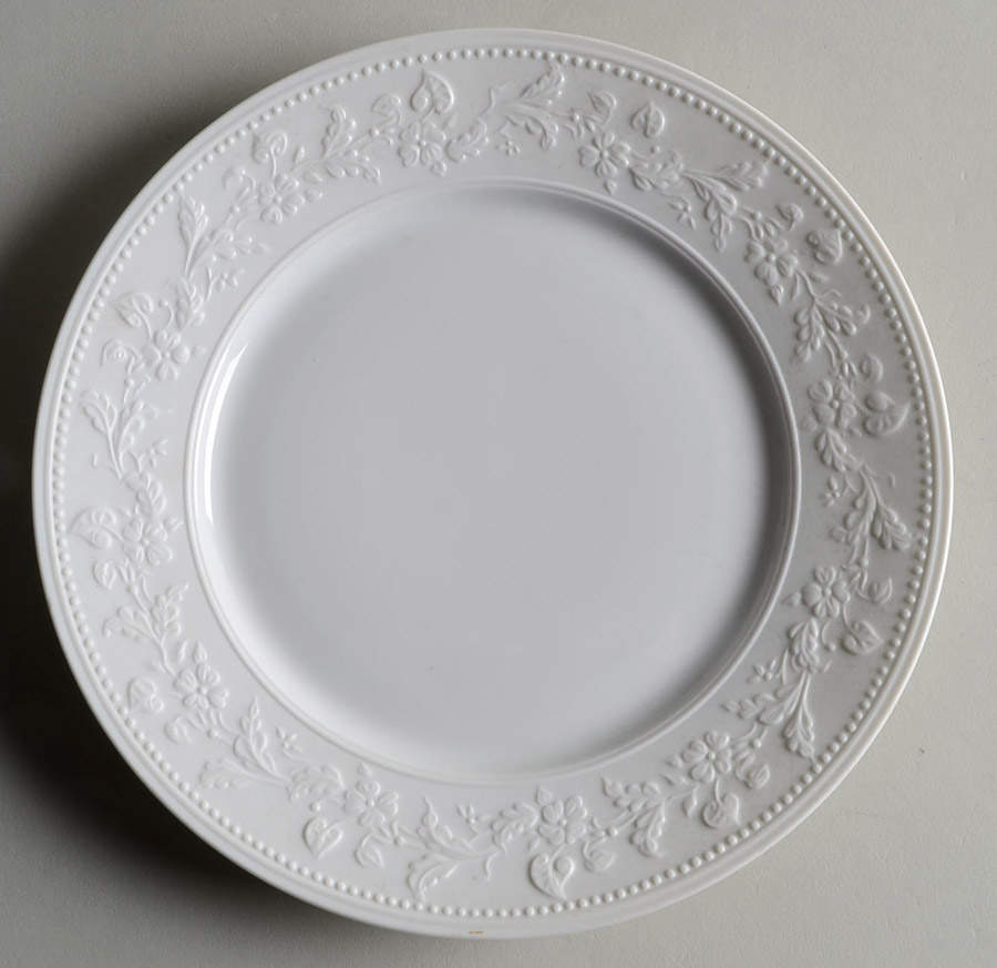 Georgia White Salad Plate by Jean Louis Coquet-1