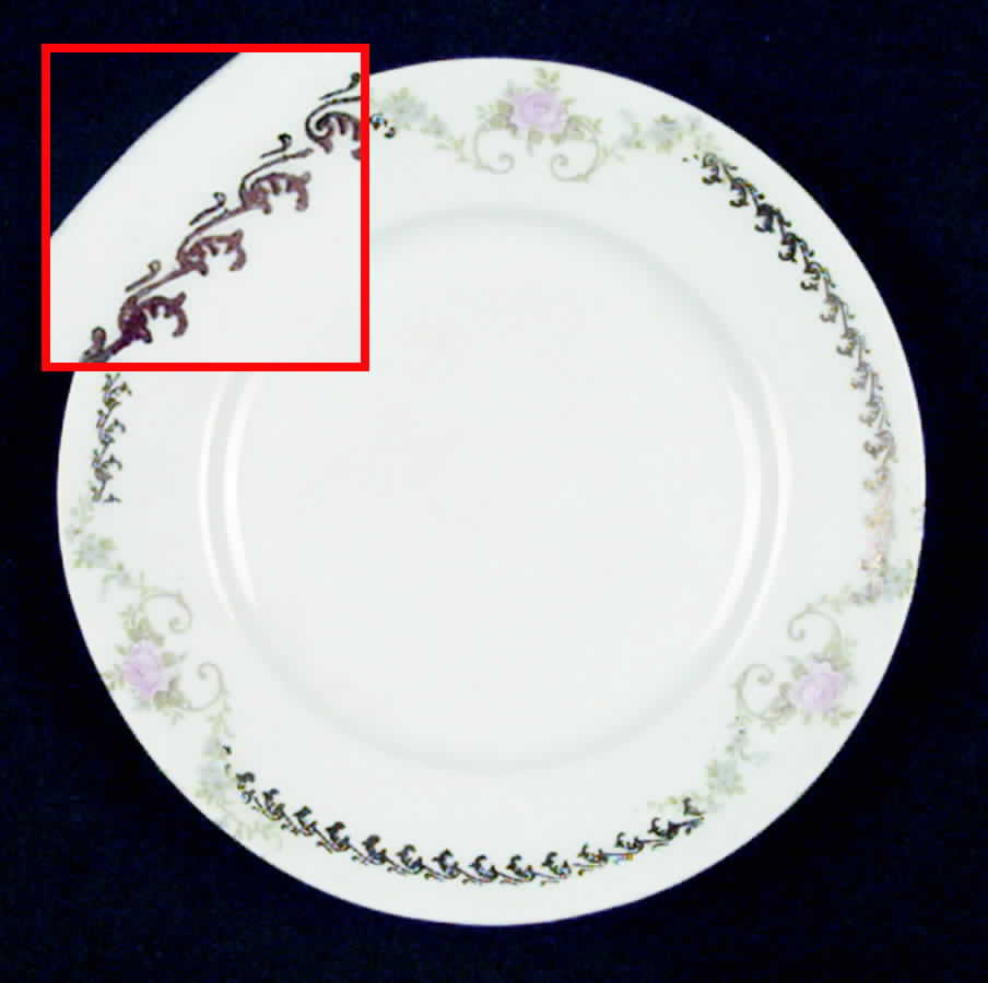 CRO159 Bread & Butter Plate by Crooksville-1