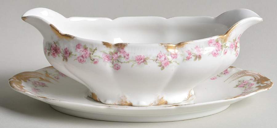CHF569 Gravy Boat & Underplate by Charles Field Haviland-1