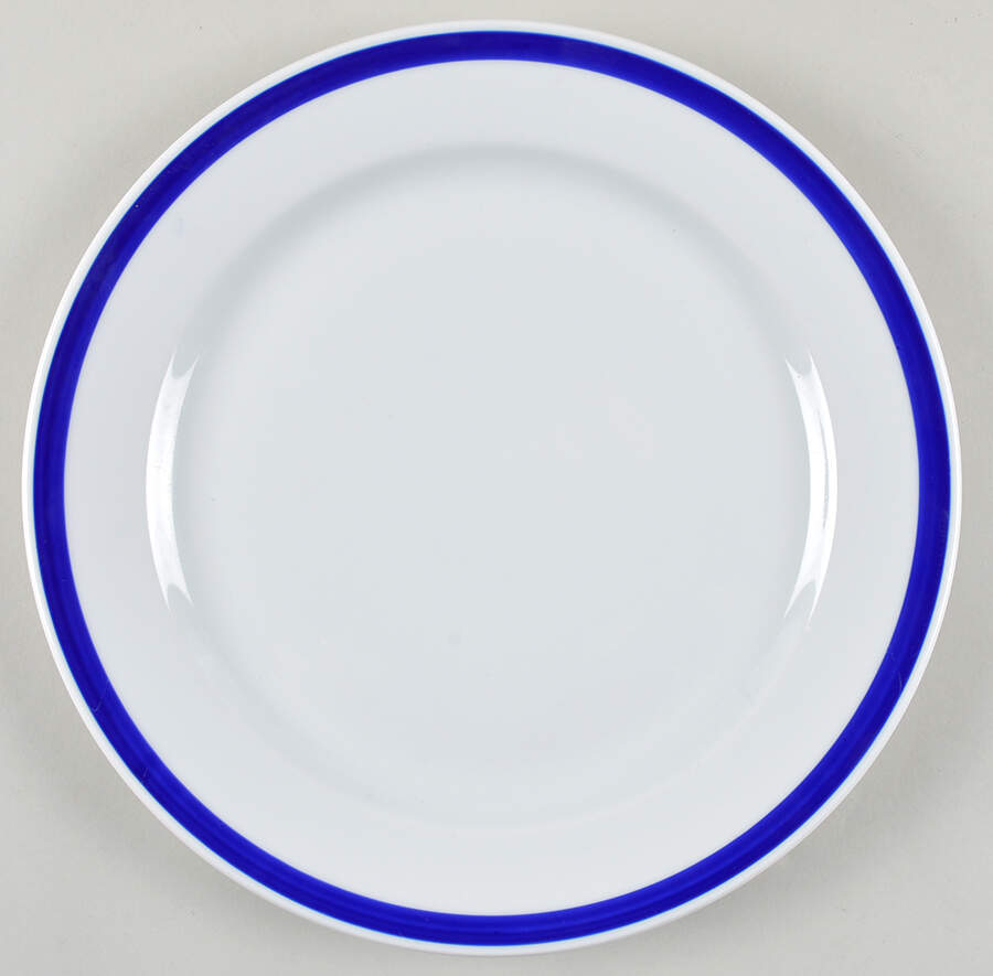 Diner Blue 12" Chop Plate (Round Platter) by Crate & Barrel-1