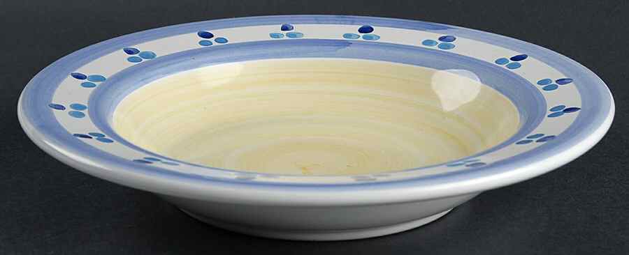Zafferano Large Rim Soup Bowl by Caleca-1