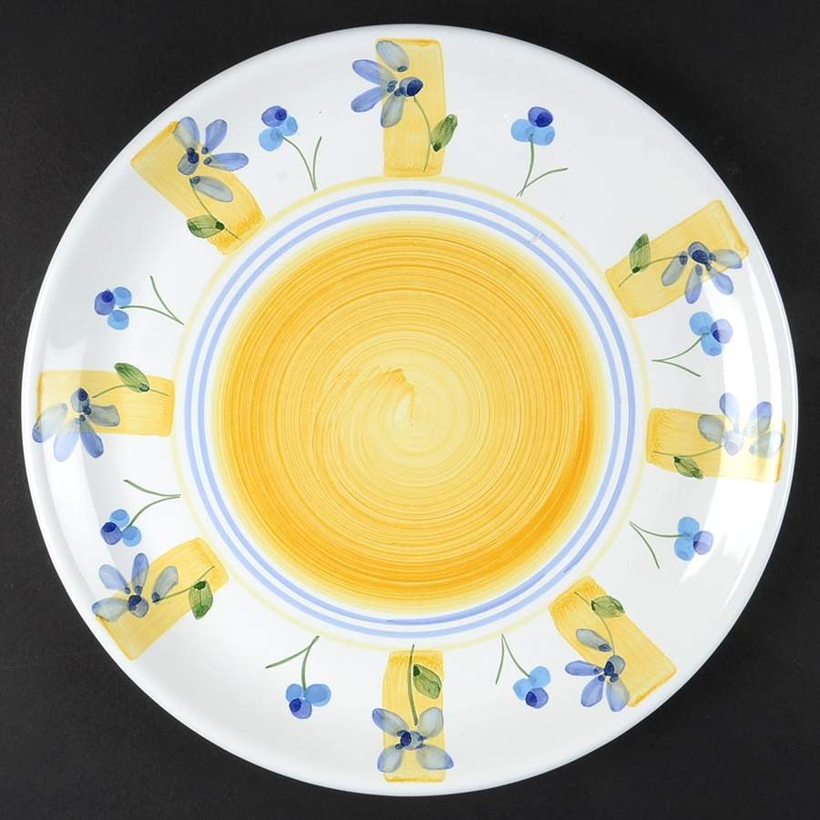 Zafferano Coupe Dinner Plate by Caleca-1