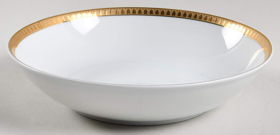 Malmaison (Gold) Soup/Cereal Bowl by Christofle-1
