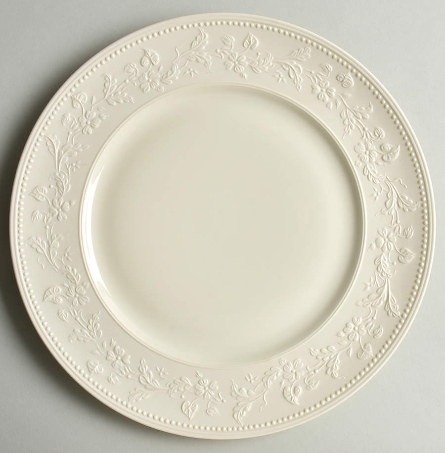 Georgia Ivory Large Dinner Plate by Jean Louis Coquet-1