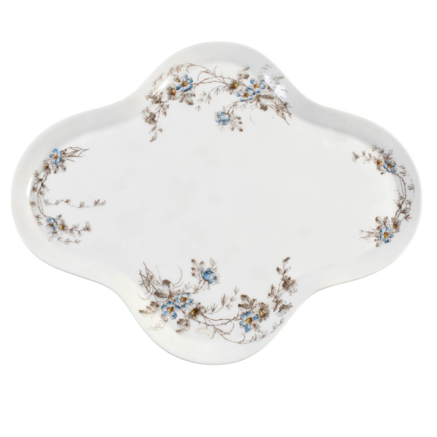 CHF588 15" Quatrefoil Serving Platter by Charles Field Haviland-1