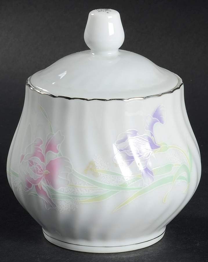 P177 Sugar Bowl & Lid by Cac Ceramic-1