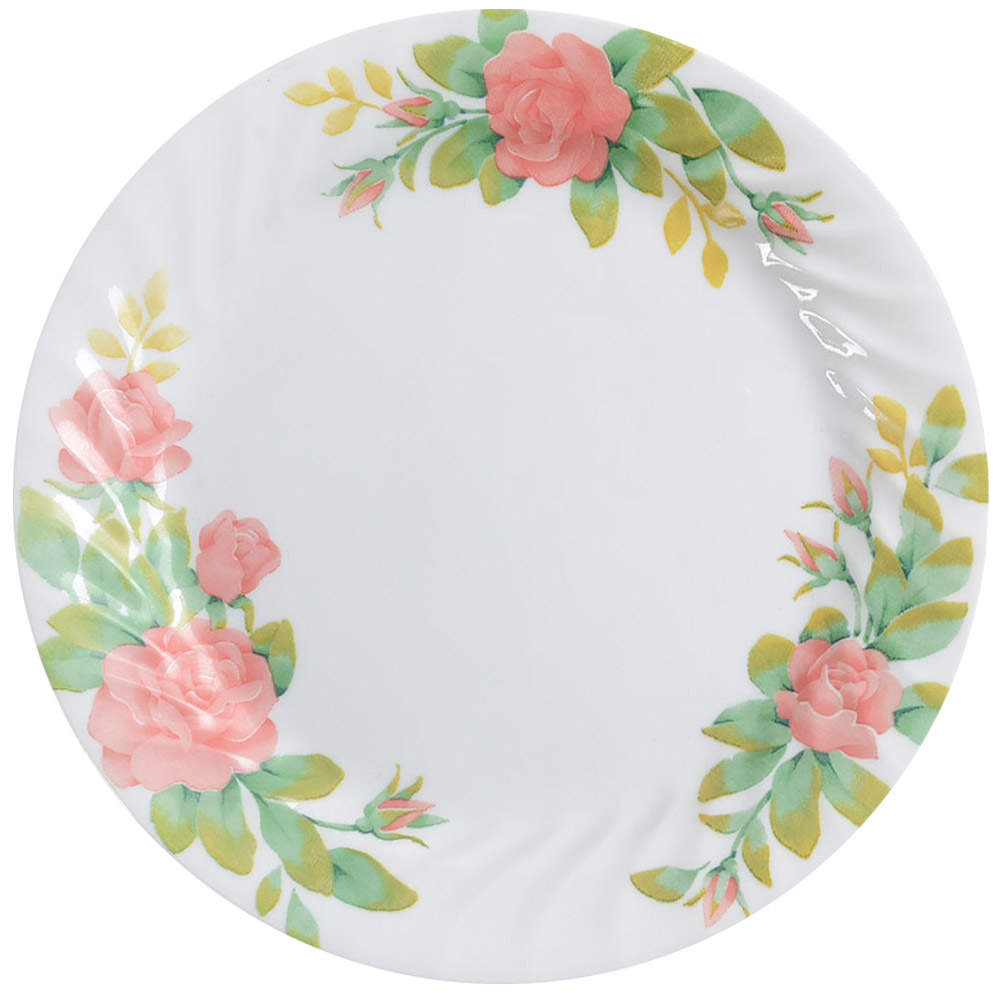 Elegant Rose (Corelle) Luncheon Plate by Corning Corelle-1