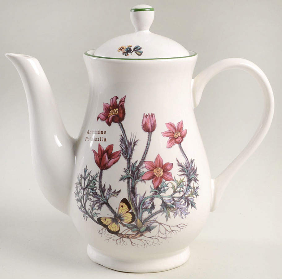 Flora Coffee Pot & Lid by Cuthbertson-1