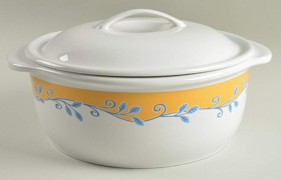 Casa Flora (Corelle) 2.5 Qt Round Covered Casserole by Corning Corelle-1