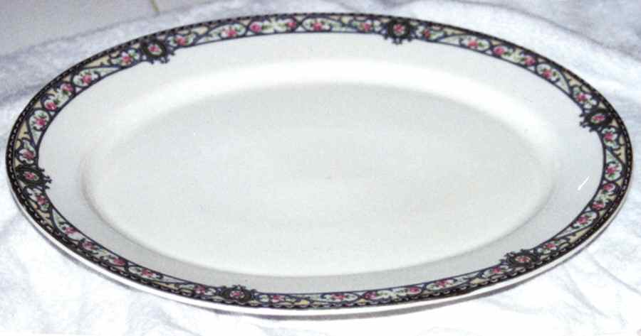 3398 12" Oval Serving Platter by Czechia-Czechoslovakia-1