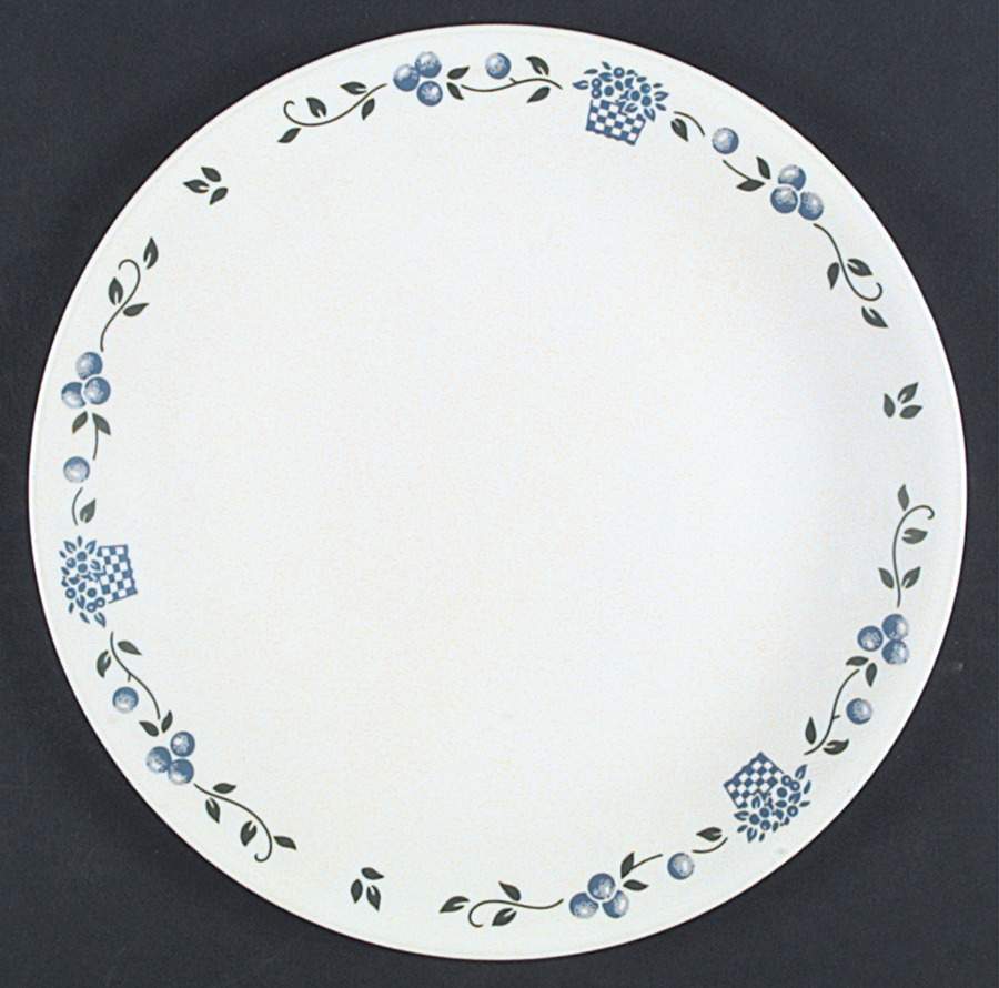 Blueberry Bouquet (Corelle) Dinner Plate by Corning Corelle-1