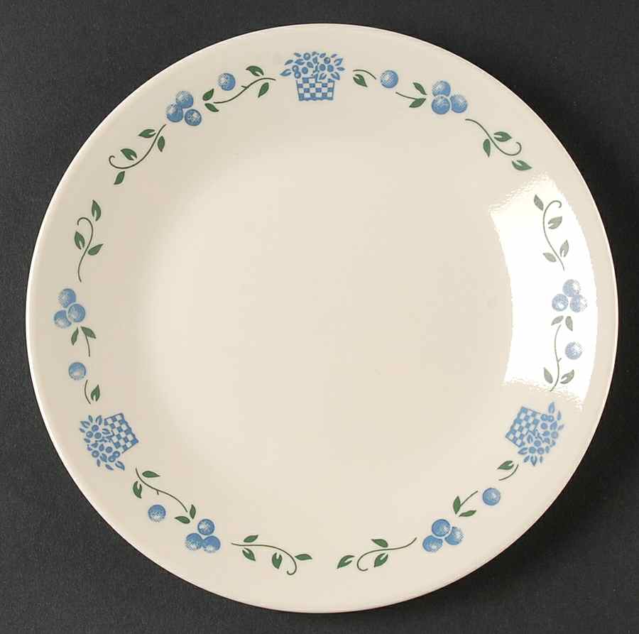 Blueberry Bouquet (Corelle) Bread & Butter Plate by Corning Corelle-1