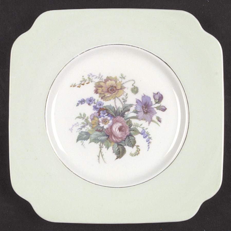 CLC93 Square Salad Plate by Colclough-1