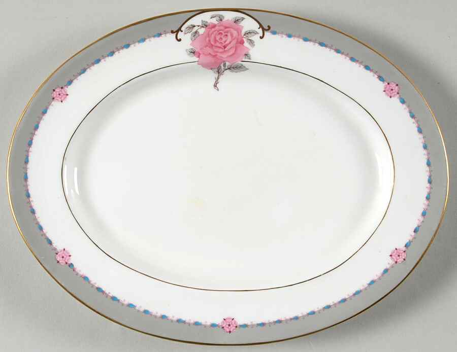 Democrat 11" Oval Serving Platter by Coalport-1