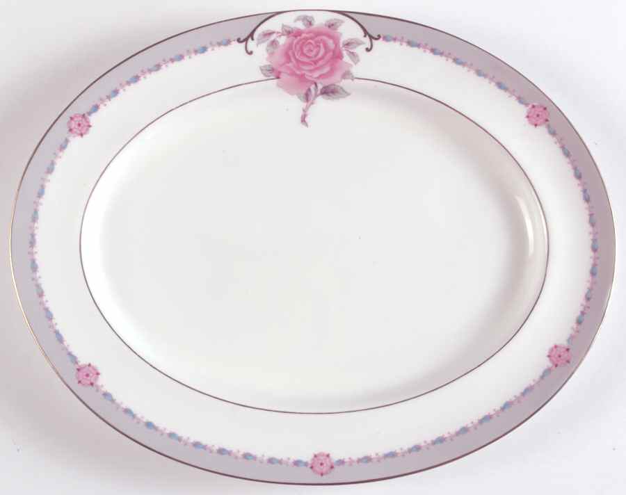 Democrat 15" Oval Serving Platter by Coalport-1