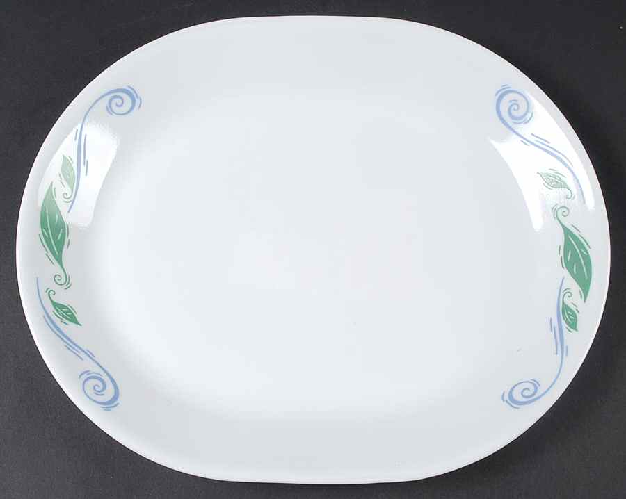 Spearmint (Corelle) 12" Oval Serving Platter by Corning Corelle-1