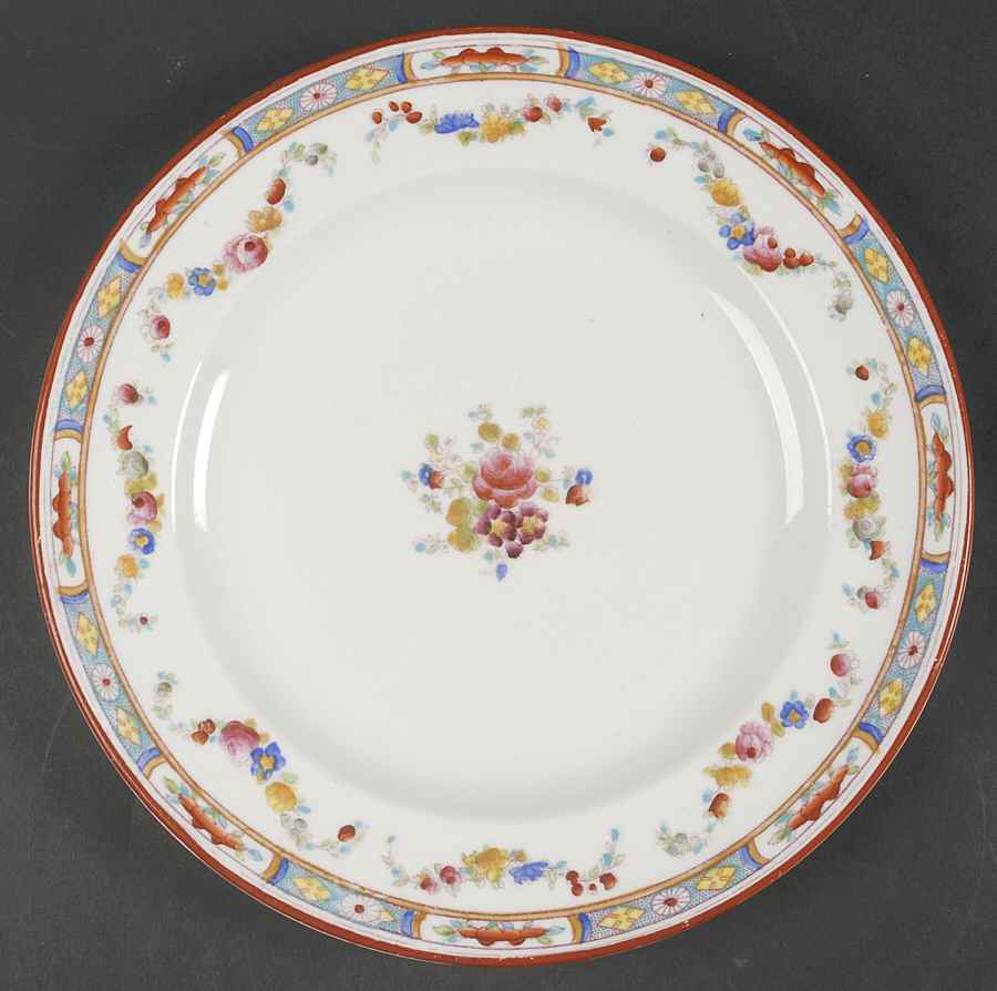 Chintz Dinner Plate by Crown Chelsea-1