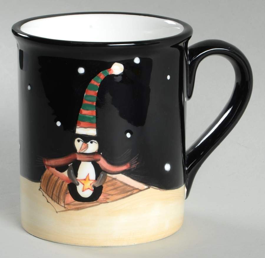 Midnight Penguin Mug by Certified International-1