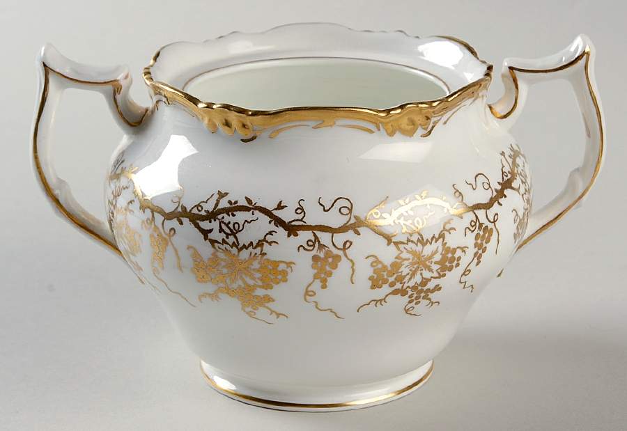 King's Plate Sugar Bowl No Lid by Coalport-1