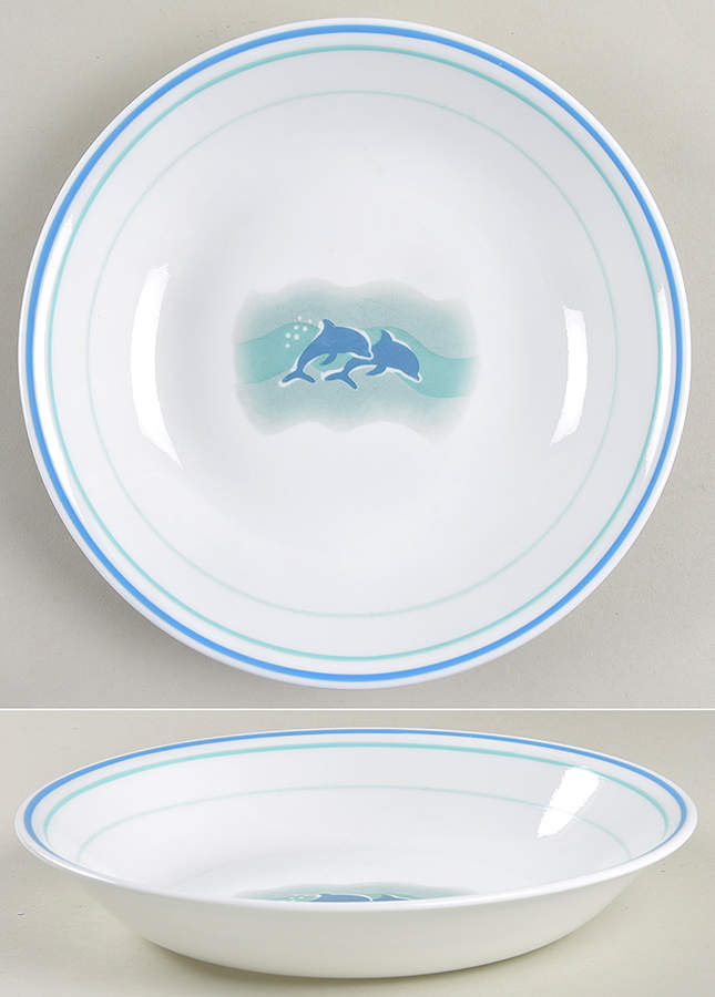Ocean Dance Coupe Soup Bowl by Corning Corelle-1
