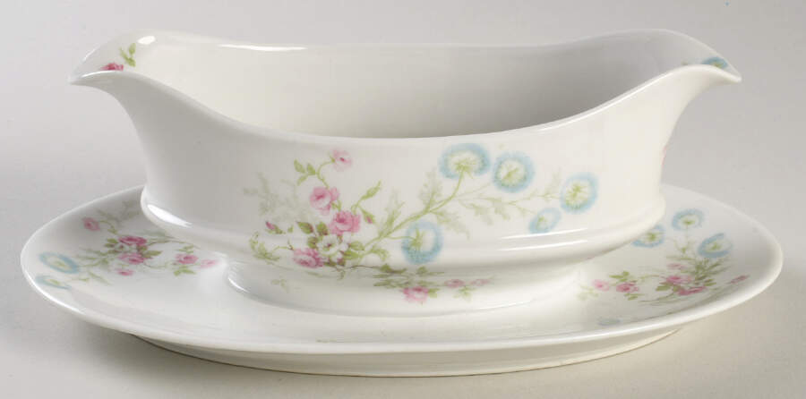 CRG46 Gravy Boat with Attached Underplate by Henri Creanges-1