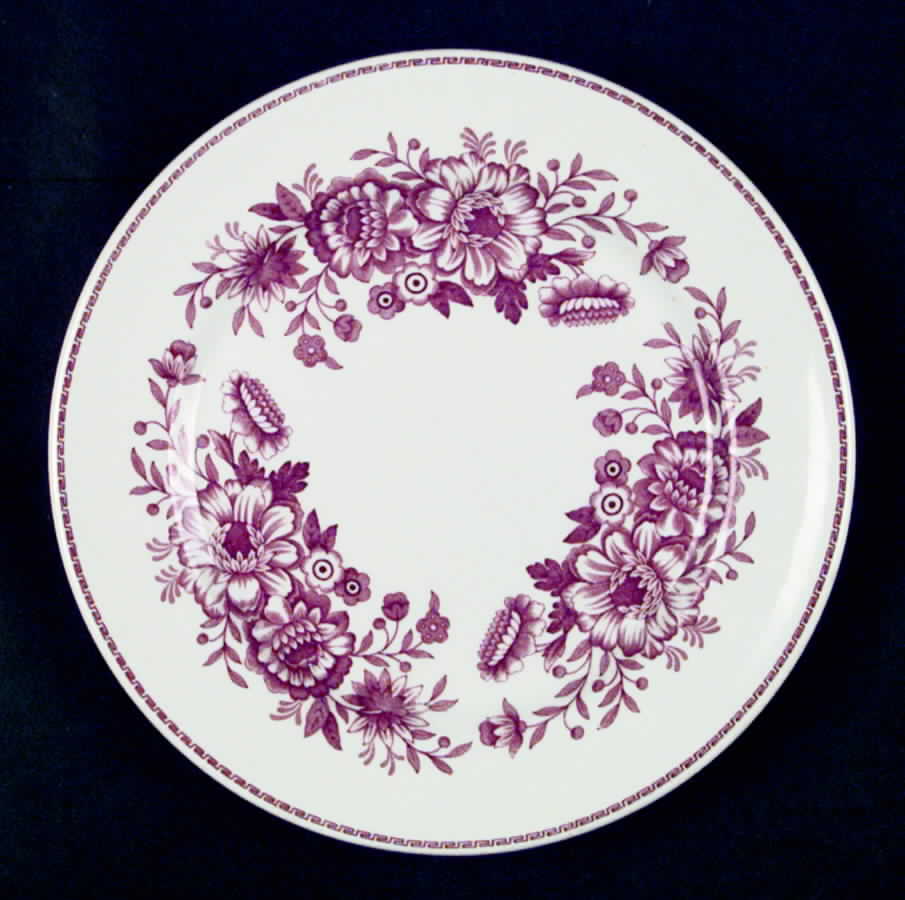 Dayton (Greek Key Edge) Luncheon Plate by Carr-1