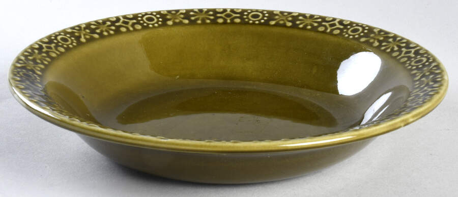 Connemara Erin Green Rim Soup Bowl by Celtic (Ireland)-1