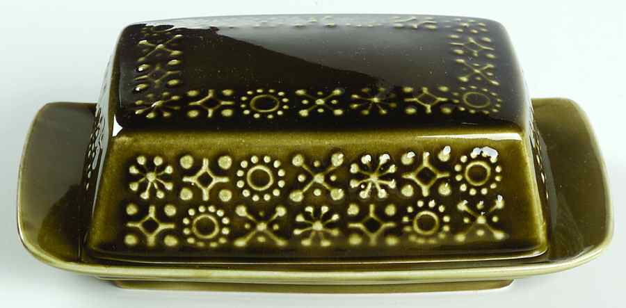 Connemara Erin Green Rectangular Covered Butter by Celtic (Ireland)-1